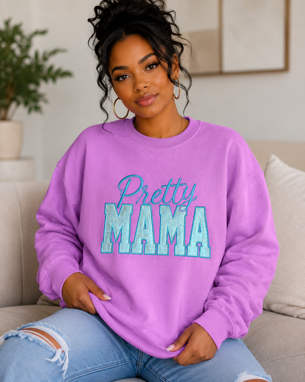 Pretty Mama Sweat Shirt