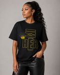 I'm Her - Gold Crown Embroidered Tee